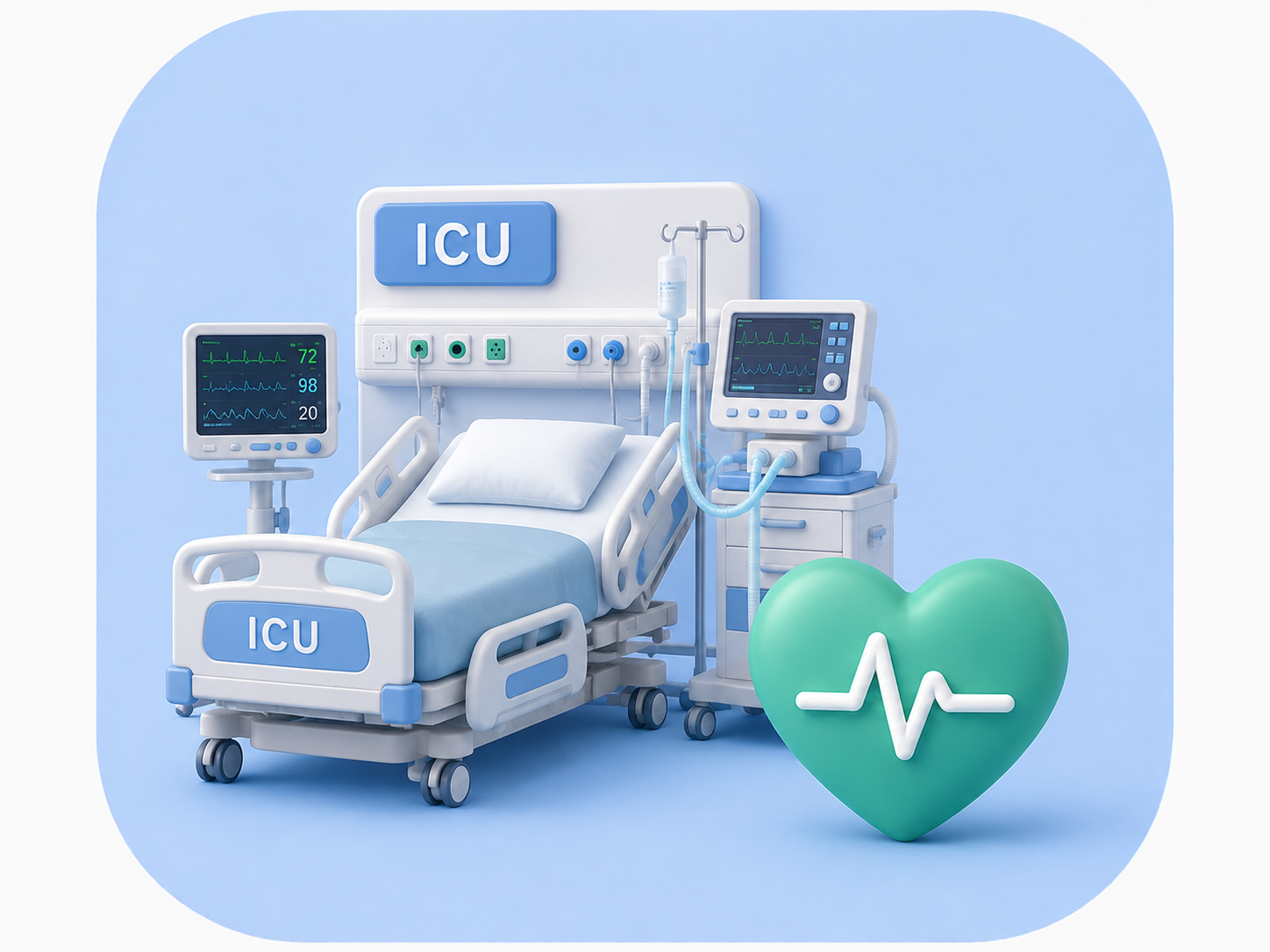 ایجاد اتاق icu در منزل ومراقبت تخصصی